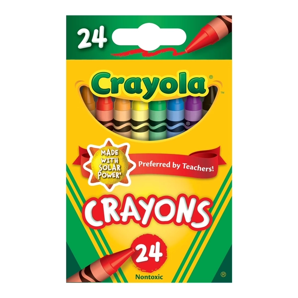 Crayola Crayons, 24 Count, Coloring Supplies for Kids, Classroom Must Haves for Teachers, Classic Colors, 3+ - Walmart.com
