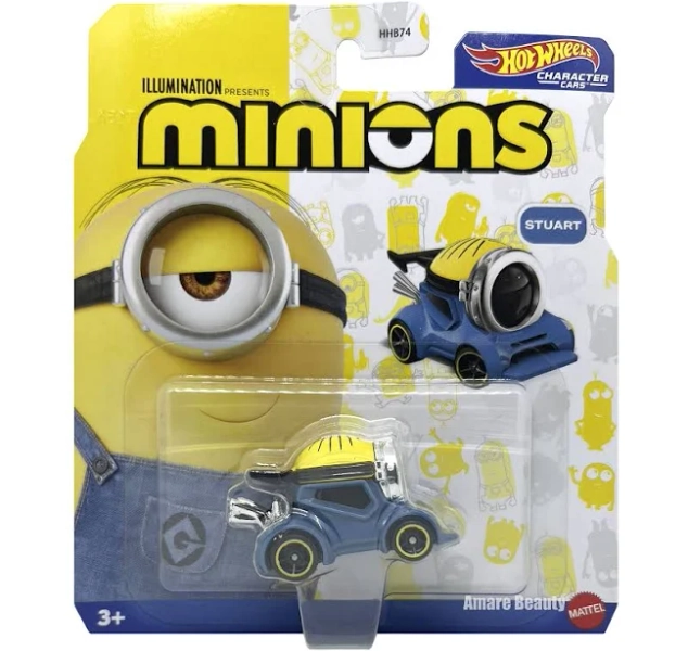 Hot Wheels Minions Stuart Diecast Car