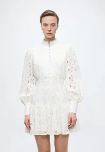 REMY MINI LACE DRESS - Shirt dress - orchid wht