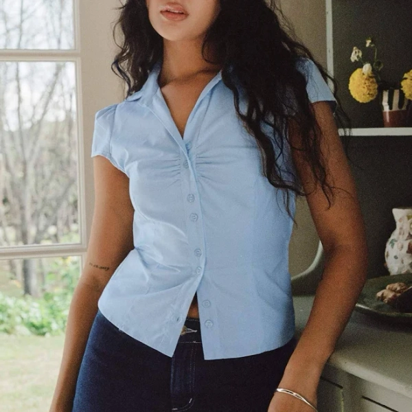 Princess Polly Arianwyn Short Sleeve Shirt
