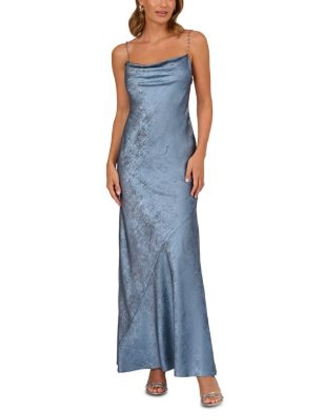 Foiled Chiffon Dress