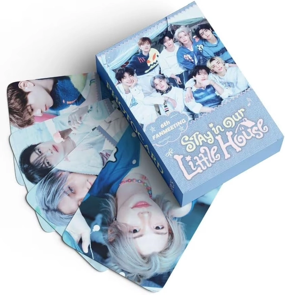 Stray kids 6th Fan Meeting Stay in Our Little House Lomo Card Set - 55PCS Kpop Photocards, Collectible Merch for Stay Fans