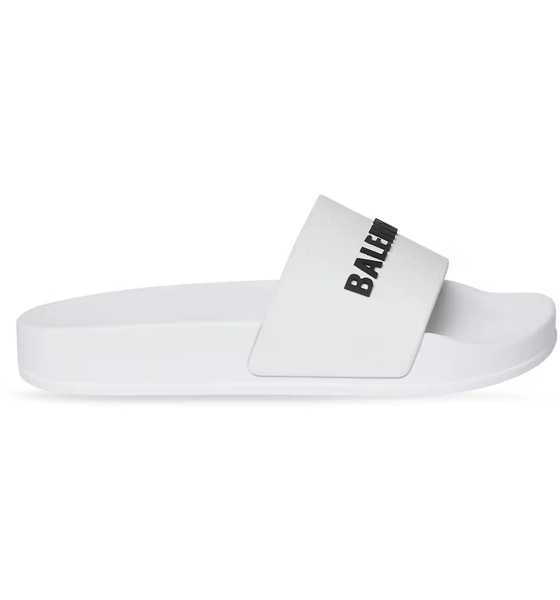 Balenciaga Pool Slide White Black (Kids)