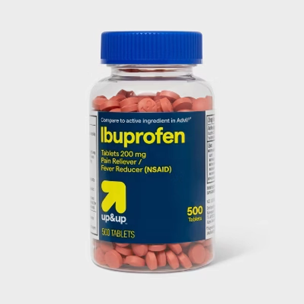 Ibuprofen Child Safety Top (NSAID) Pain Reliever Tablets - 500ct - up&up™