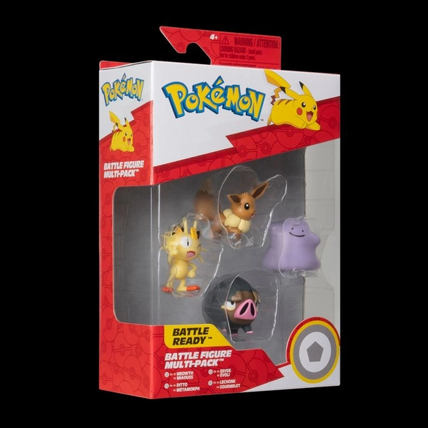 Pack 4 Figuras De Batalla 5 Cm Pokémon