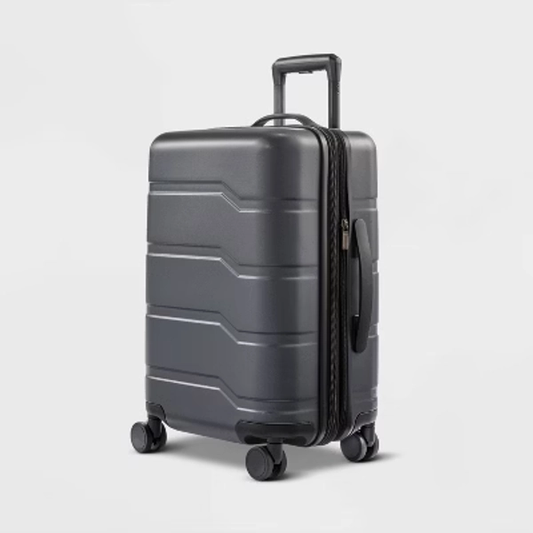 Carry On Spinner Wheels Suitcase Gray - Open Story™