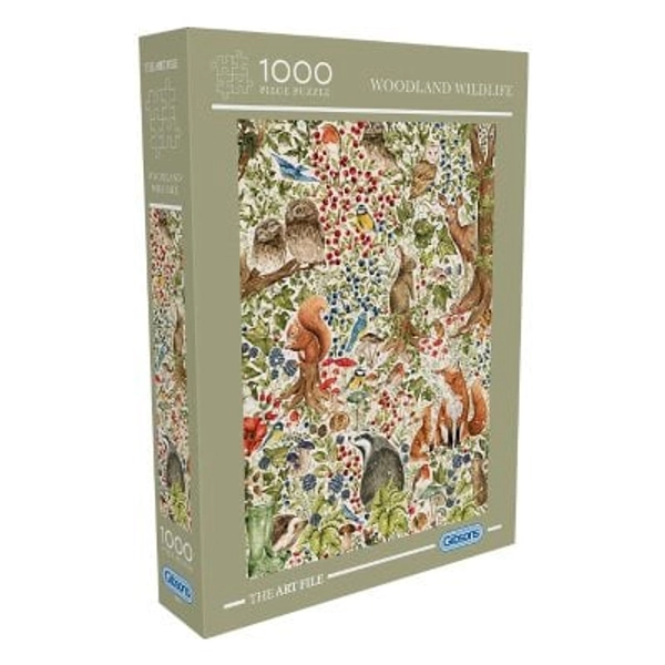 Art File Woodland Wildlife 1000 Piece Jigsaw Puzzle | Waterstones