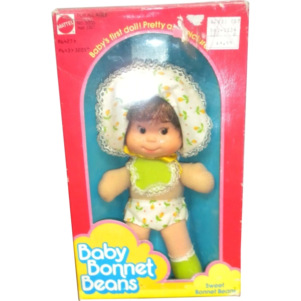 MIB Sweet Baby Bonnet Beans Doll by Mattel