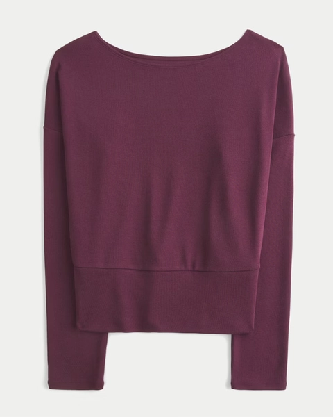 Easy Banded Off-the-Shoulder Top