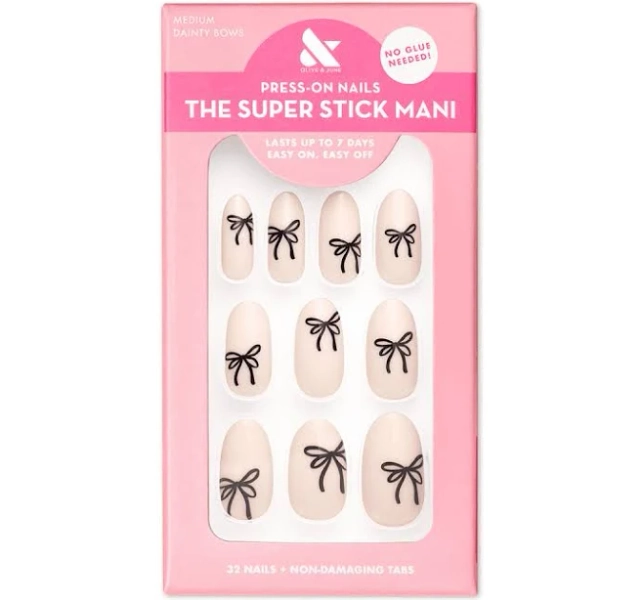 Olive & June Super Stick Mani Oval Medium Press-On Tabs