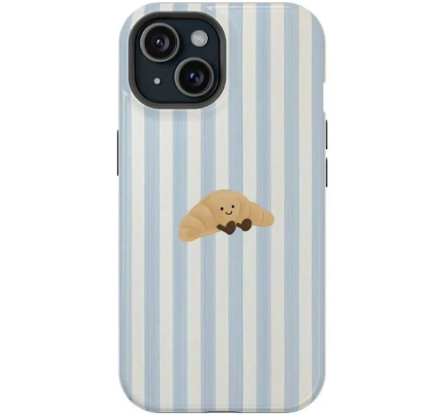 Cute Jelly Cat Phone Case, Pastel Pattern with Bows Vibes Case Cover Compatible Aesthetic Cover Phone Case for Phone 17 16 15 14 13 12 11 & Samsung