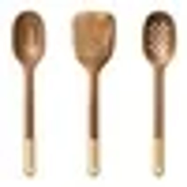 Beautiful 3-Piece Wood Kitchen Utensil Set by Drew Barrymore