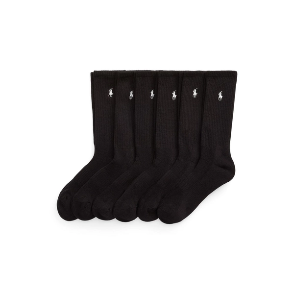 Polo Ralph Lauren 6 Pack Crew Socks