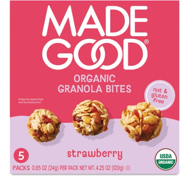 MadeGood Strawberry Granola Minis