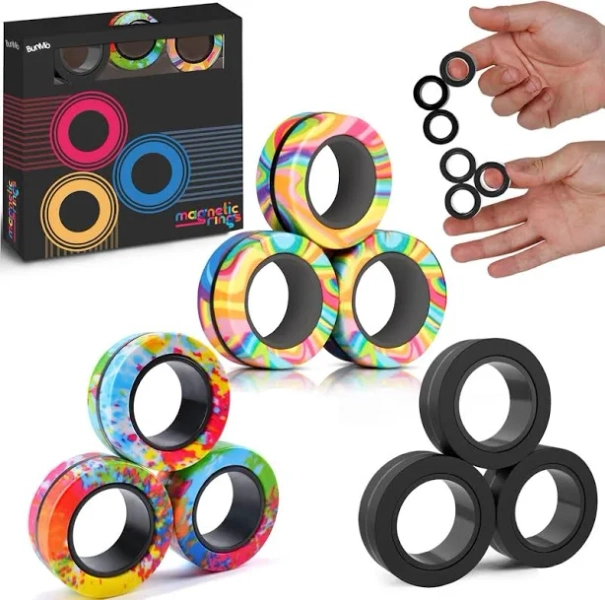BunMo Magnetic Fidget Rings
