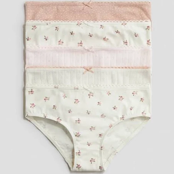 H&M Girls 5-Pack Cotton Briefs