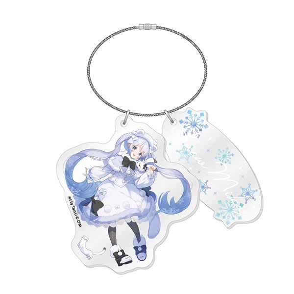 Snow Miku x KIBANA 2-part Acrylic Charm(Released)
