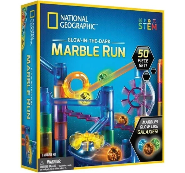 National Geographic Glow in The Dark Marble Run