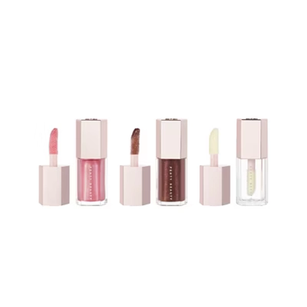 Fenty Snackz by Fenty Beauty by Rihanna Lil Gloss Bomb Trio Mini Lip Gloss Set: Plumping & Shine Enhancing Gel