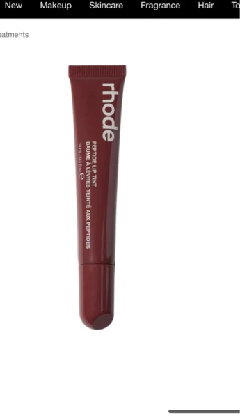 Peptide Lip Tint Nourishing Glaze - Ribbon - warm berry brown