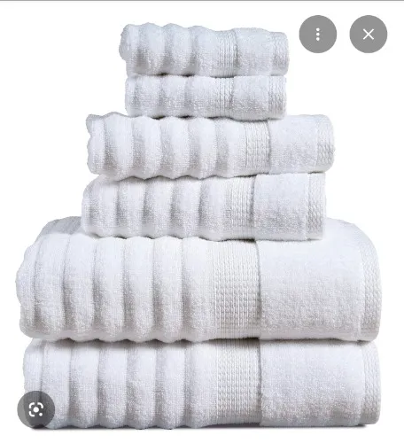 Big, fluffy, NOT stained towels. 