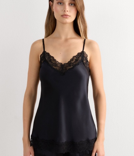 Lace and Silk Top