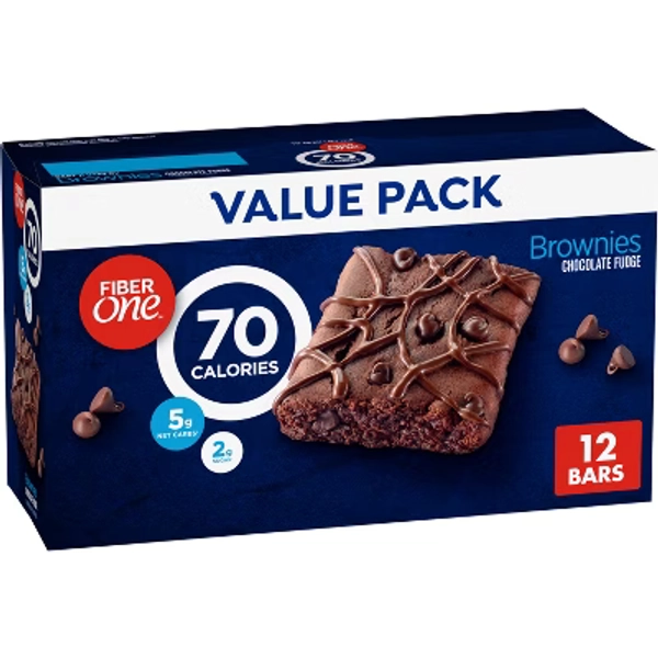 Fiber One Chocolate Fudge Brownies - 10.6oz - 12ct