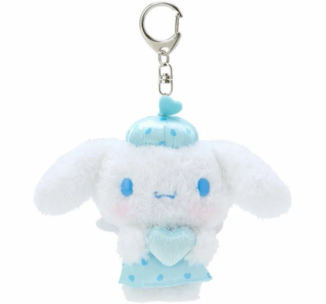 Sanrio Cinnamoroll Dreaming Angel Series Plush Keychain with Mascot