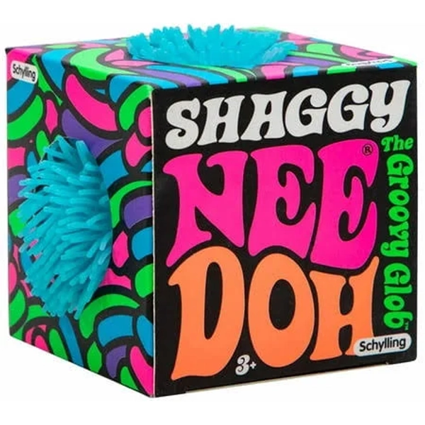 NeeDoh Shaggy Teal Small Stress Ball