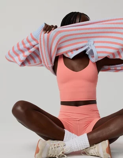 OFFLINE By Aerie Real Me Low Key Longline Sports Bra