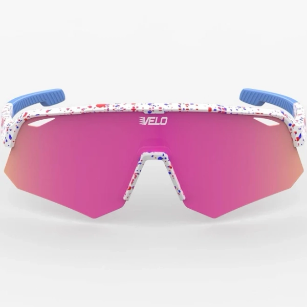 Game Changers - Drippy Baseball Sunglasses Cotton Candy Splat Pink