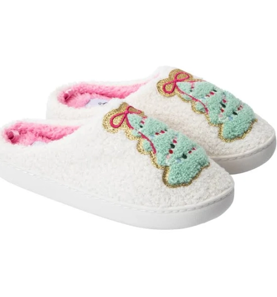 Juniors Holiday Icon Slippers