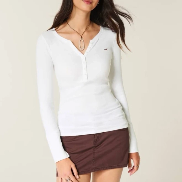 Hollister Women's Icon Henley