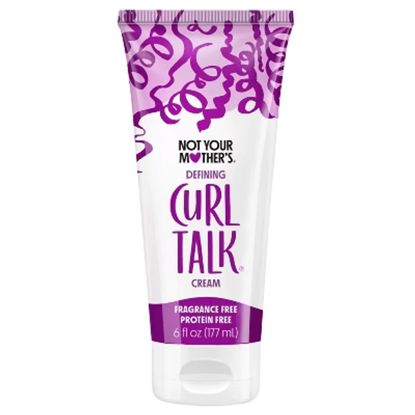 Not Your Mother's Curl Talk Fragrance Free Defining Cream Curl Enhancer - 6 fl oz: Moisturizing, Ethyl Alcohol-Free, Paraben-Free, Sulfate-Free