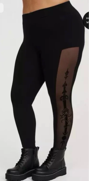 Nightfall Mesh Inset Pocket Legging