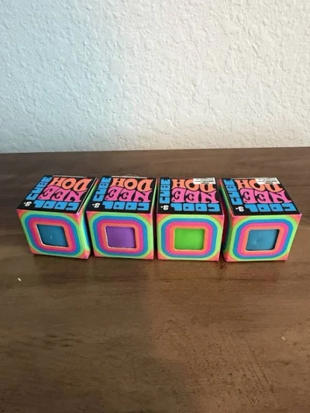 New Viral Tik Tok Nee Doh Mini Cool Cube Lot of 4