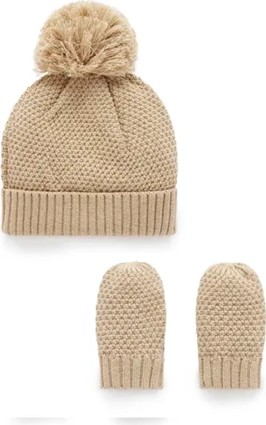 Beanie and Mitten Set