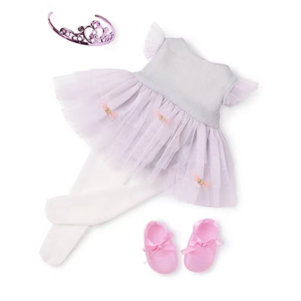 Our Generation Tutu Cute Ballet Dress Outfit and Tiara for 18" Dolls