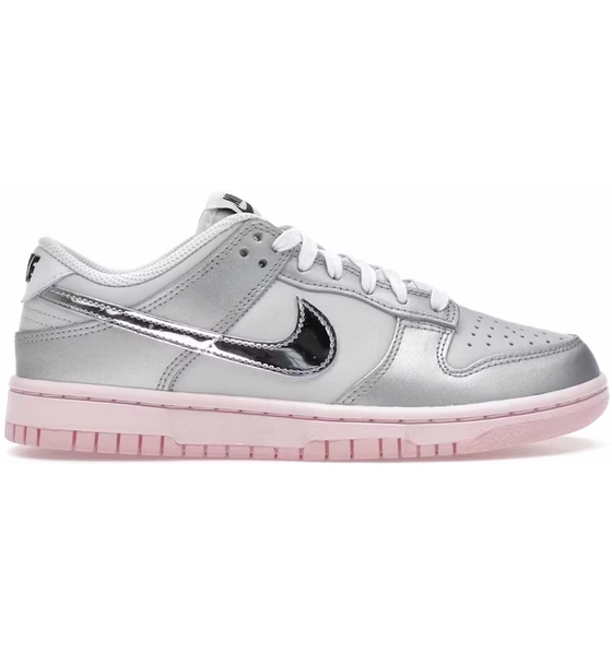 Nike Dunk Low LX Metallic Silver Pink Foam (Women's)