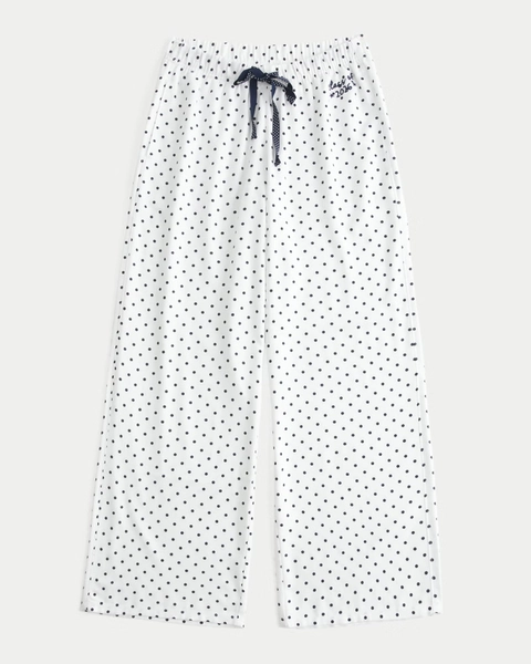 Flannel Wide-Leg Class of 2026 Graphic Pants