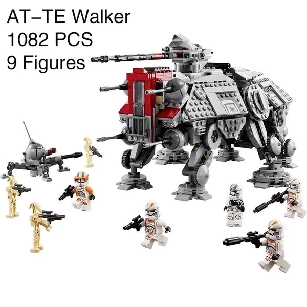 1082PCS AT-TE All Terrain Walker Building Blocks Compatible with 75337 DIY Assemble Bricks Toys for Kids Boy Birthday Gifts - AliExpress 