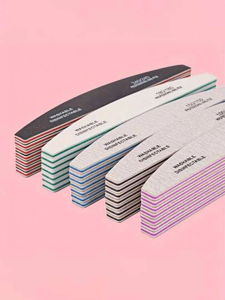 10pcs Professional Nail File - 80/100/150/180/240Grit Nail Files Double Sided Emery Board Washable Emery Boards Reusable Nail Buffers Manicure Tools For Natural Nails Acrylic Nails Home And Salon Us, Embrace The Cozy Fall Moments And Winter Charm With Plush Halloween Styles, Perfect For Autumn Party And Thanksgiving Warmth, Leading To A Spectacular Cyber Monday Extravaganza For The Ultimate Holiday, Christmas, And New Year Gifts In This End-Of-Year Festival Season!