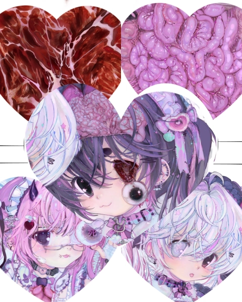 5 BUTTON SET - "THE GIRLS" — DIEMILKO
