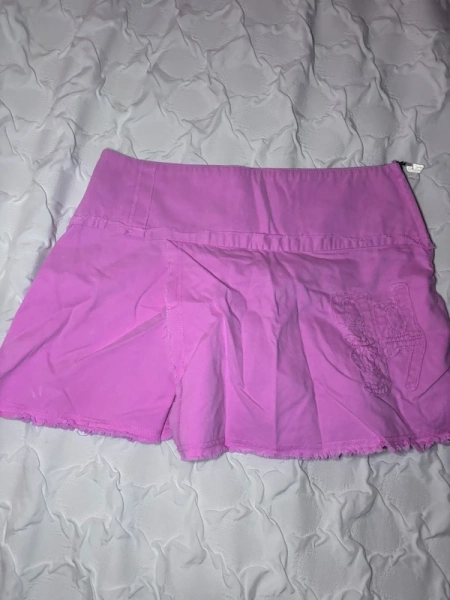 golddigga vintage pink mini skirt
