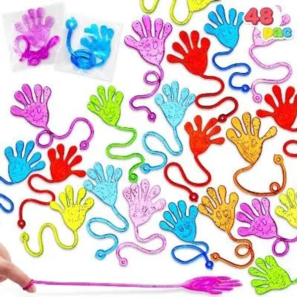 Joyfy 48 Pcs Sticky Hands Party Favors Fidget Toys