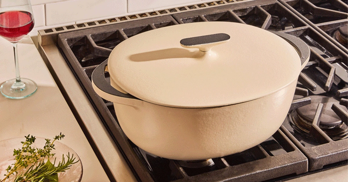 8.5 qt Enameled Cast Iron Oval Dutch Oven