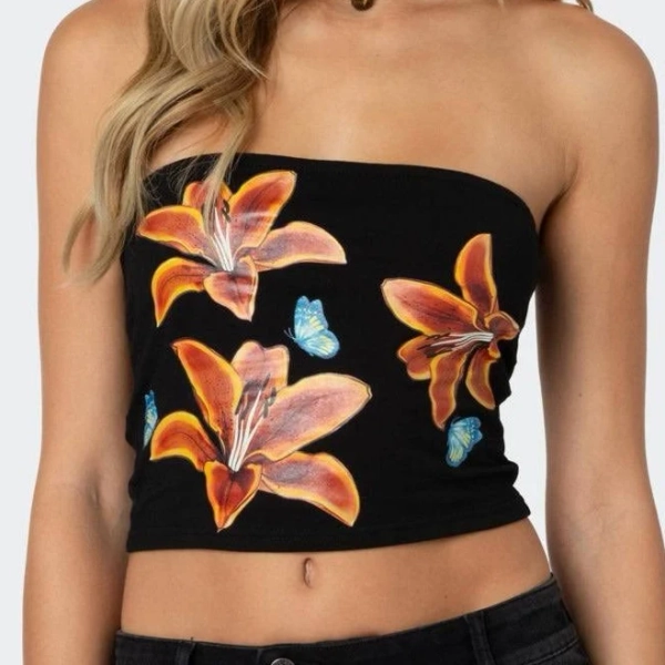 Edikted Women's Tigerlily Tube Top
