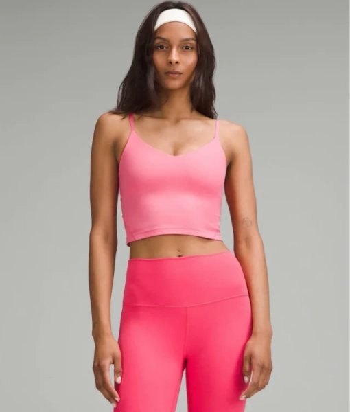 lululemon Align™ Cropped Cami Tank Top *Light Support, A/B Cup - Black - 2
