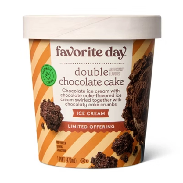Chocolate Cake Ice Cream - 16oz - Favorite Day™