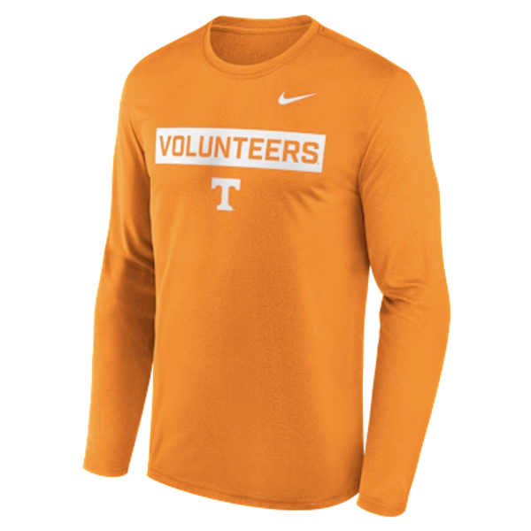 Tennessee Primetime Legend 2-Hit Men's Nike Dri-FIT College Long-Sleeve T-Shirt